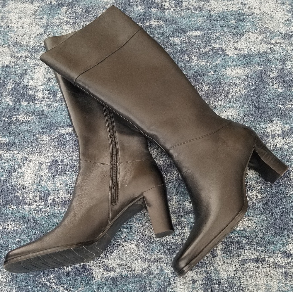 Knee High Leather Boots - New!
